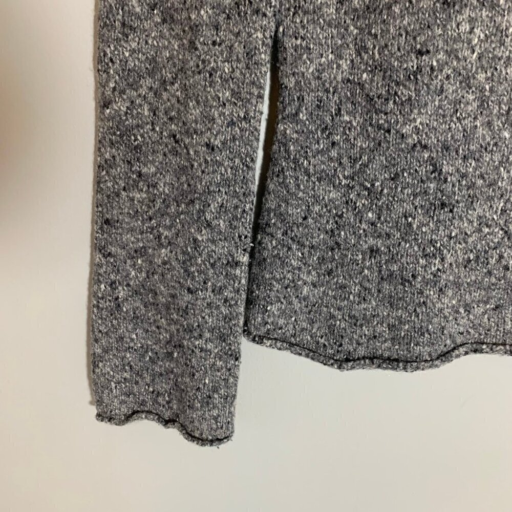 Express Charcoal Gray Wool Blend Pullover Turtlen… - image 2